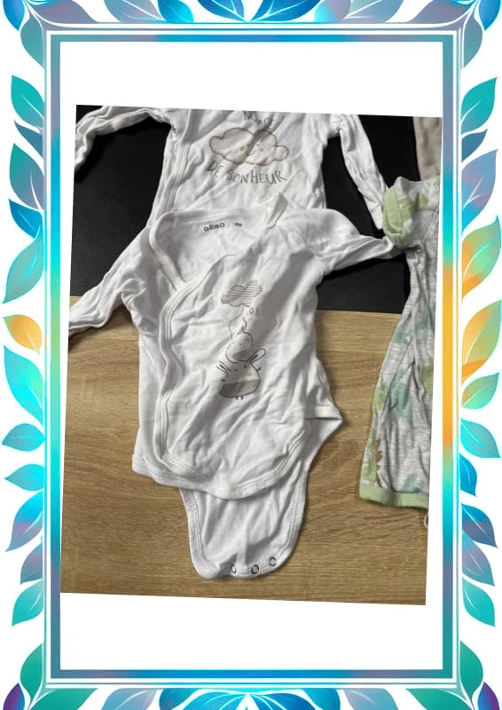 Lot body's met lange en korte mouwen 6 maanden – photo 5